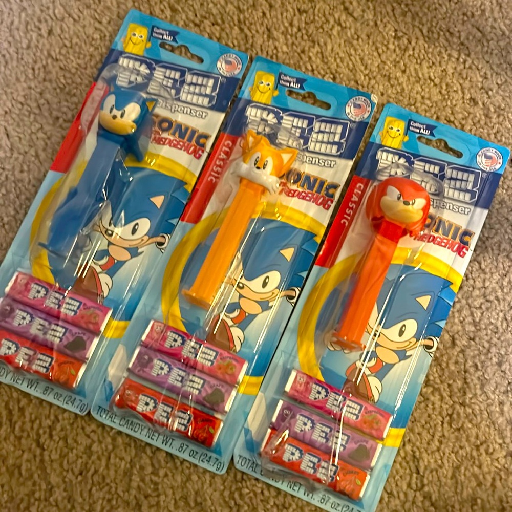 🍭 Sonic the Hedgehog PEZ lot🍭